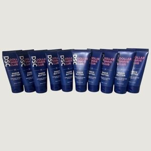 Dollar Shave Club DSC Shave Butter Set Of 10 Travel Size One Ounce Sealed Tubes